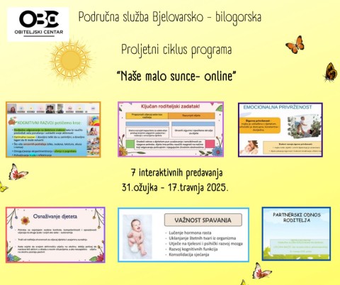 Naše malo sunce u Područnoj službi Bjelovarsko-bilogorskoj
