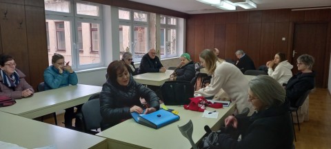 Interaktivno predavanje za članove Udruge slijepih Međimurske županije 
pod nazivom „Sebičnost ili altruizam?“