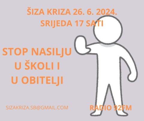 SUDJELOVANJE U EMISIJI „ŠIZA KRIZA