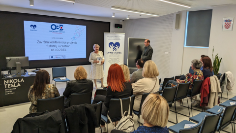 ODRŽANA ZAVRŠNA KONFERENCIJA PROJEKTA 
„OBITELJ U CENTRU“